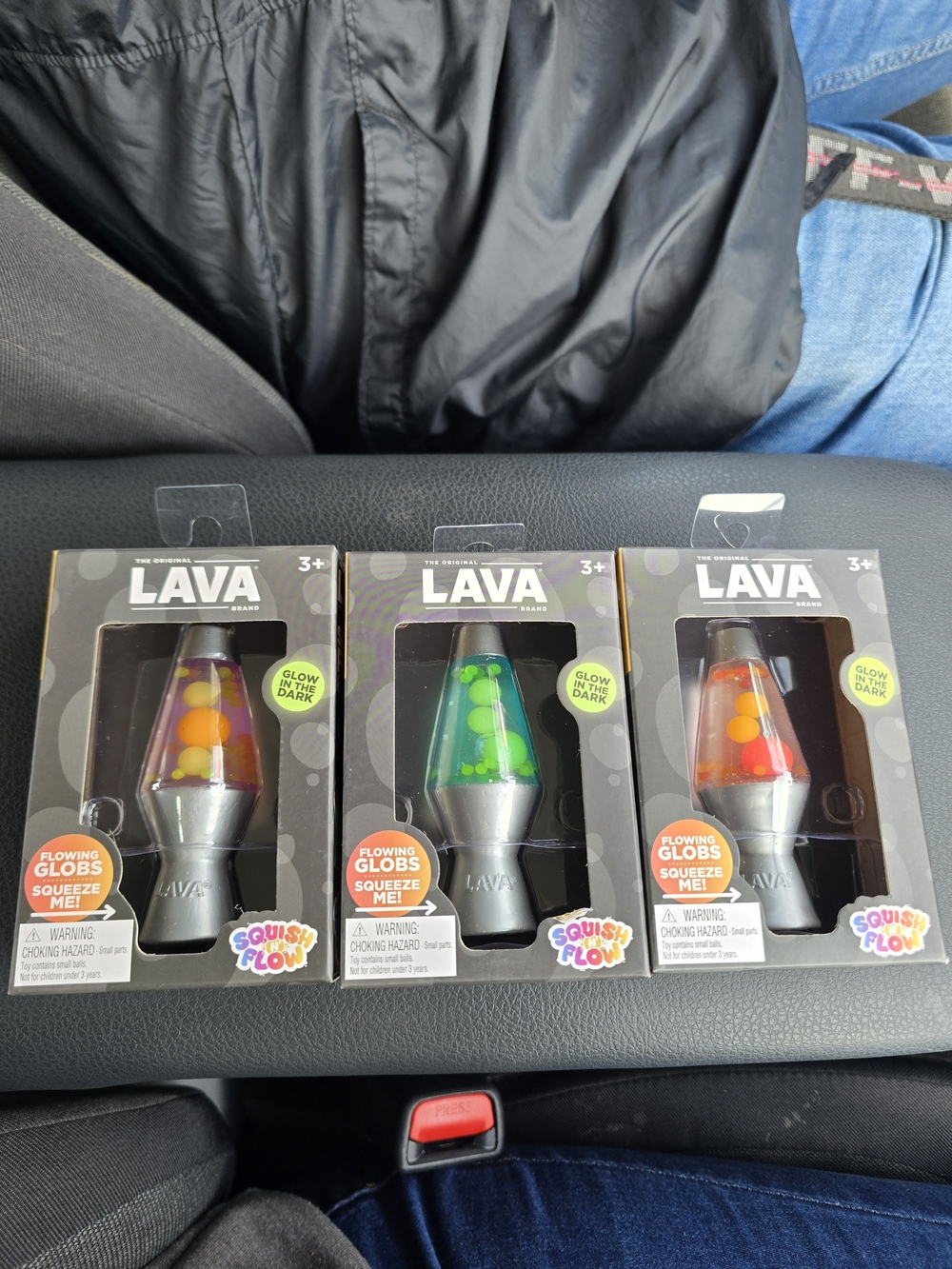 Needoh Lava GLOW in The Dark Squishy Toy NEW